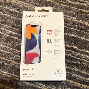 ZAGG InvisibleShield Glass Elite Screen Protector for iPhone 13/13 Pro - White